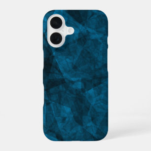 Funda Para iPhone 16 textura azul oscuro 