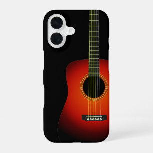 Funda Para iPhone 16 Textura de fondo de guitarra