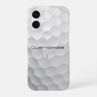 Textura de pelota de golf blanca con hoyuelos Nomb