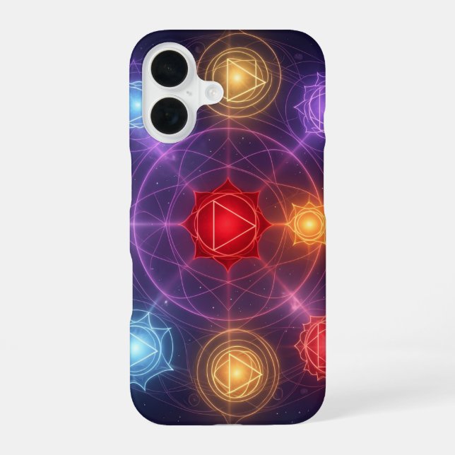 Funda Para iPhone 16 The 7 Chakras´3 (Reverso )