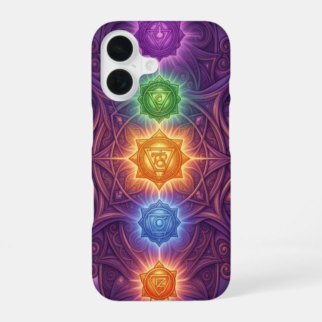 Funda Para iPhone 16 The 7 Chakras´5 (Reverso )