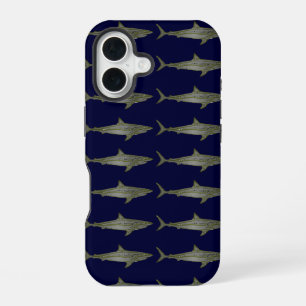 Funda Para iPhone 16 Tiburones patrón genial