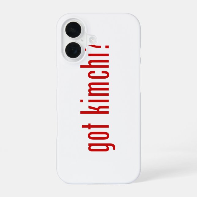 Funda Para iPhone 16 ¿tiene kimchi? (Reverso )
