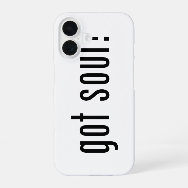Funda Para iPhone 16 ¿tienes alma? (Reverso )