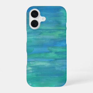 Funda Para iPhone 16 Tierra Madre Abstracto en Azul