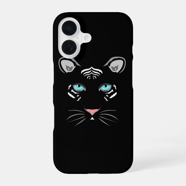 Funda Para iPhone 16 Tigre Blanco (Reverso )