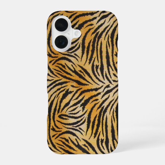 Funda Para iPhone 16 Tiras de tigre (Reverso )