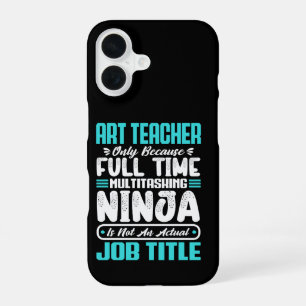 Funda Para iPhone 16 Título de trabajo de profesor de arte profesión di