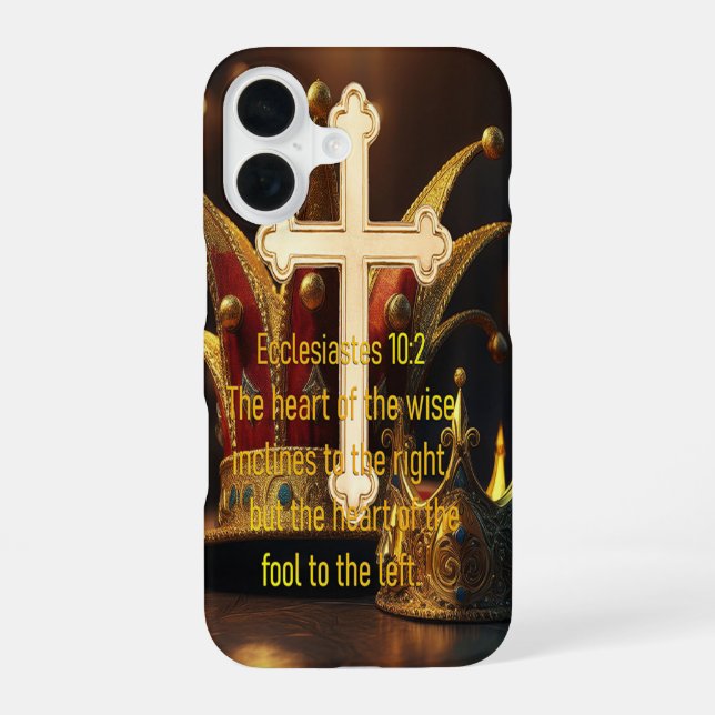 Funda Para iPhone 16 Tonto vs Sabio (Reverso )
