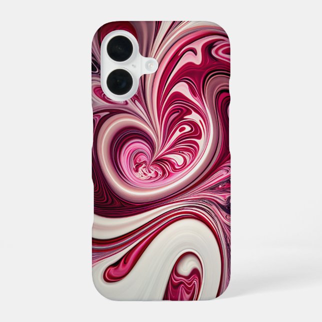 Funda Para iPhone 16 Torcendo Rosa (Reverso )