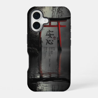 Funda Para iPhone 16 Torii Tranquilidad: Paz Mental en la Reflexión