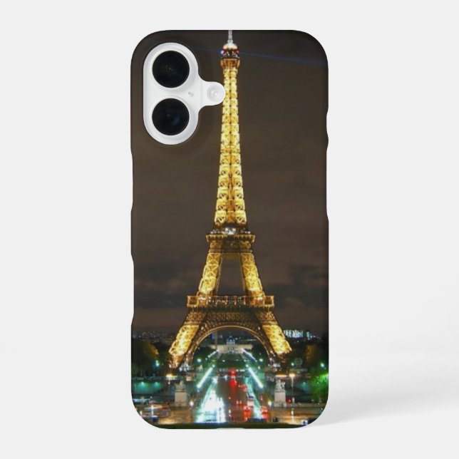 Funda Para iPhone 16 Torre Eiffel (Reverso )