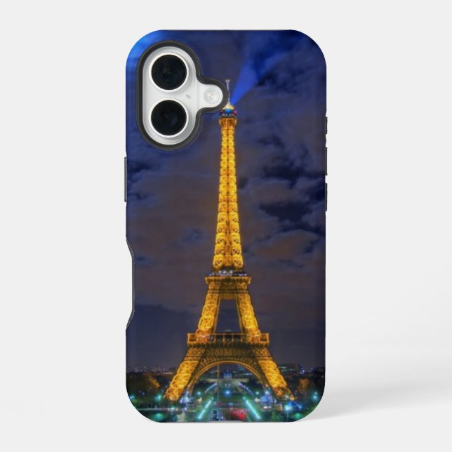 Funda Para iPhone 16 Torre Eiffel (Reverso )