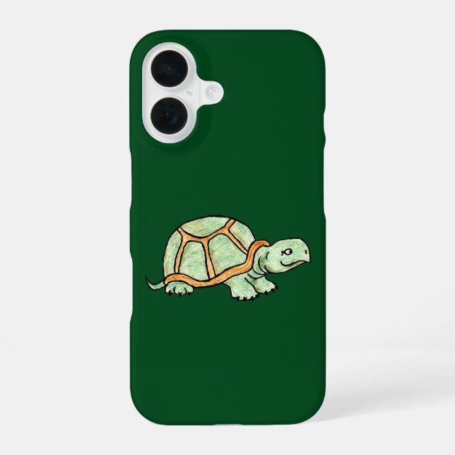Funda Para iPhone 16 Tortuga (Reverso )