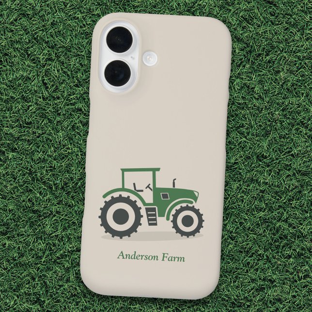 Funda Para iPhone 16 Tractor agrícola (Farm Tractor Phone Case)