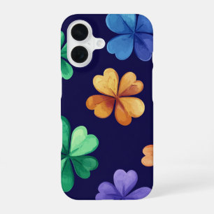FUNDA PARA iPhone 16 TREBOLES CÉLTICOS IRLANDESES COLORIDOS