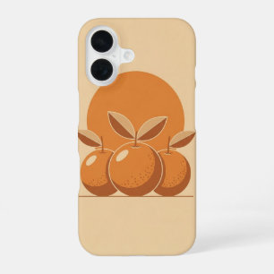 Funda Para iPhone 16 Trío de Naranja Vintage