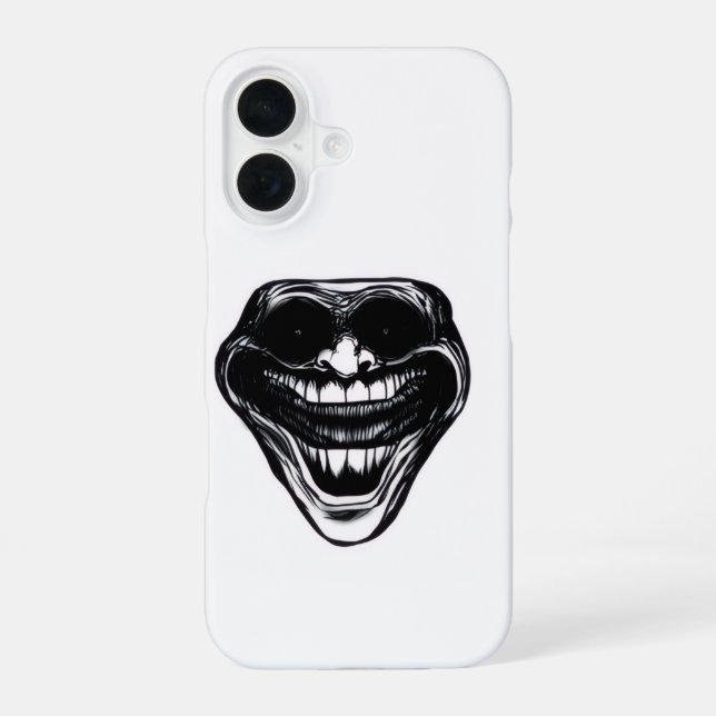 Funda Para iPhone 16  trollface (Reverso )