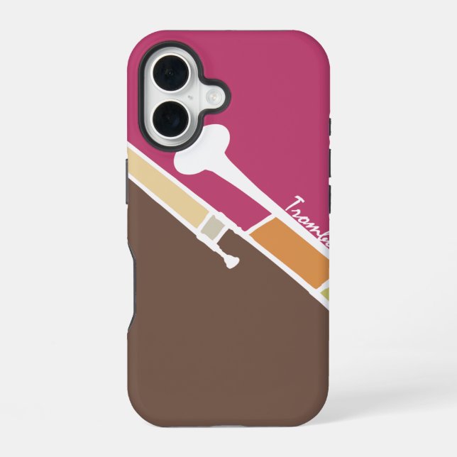 Funda Para iPhone 16 Trombón (Reverso )