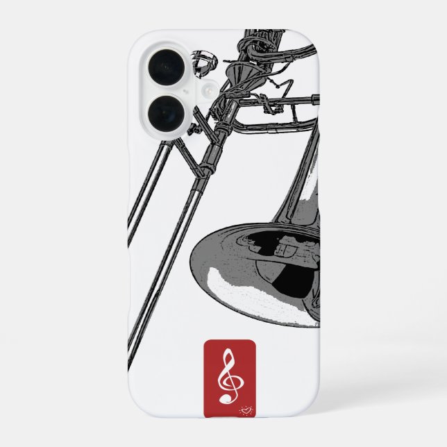 Funda Para iPhone 16 Trombone (Reverso )