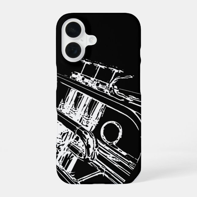 Funda Para iPhone 16 Trompeta (Reverso )