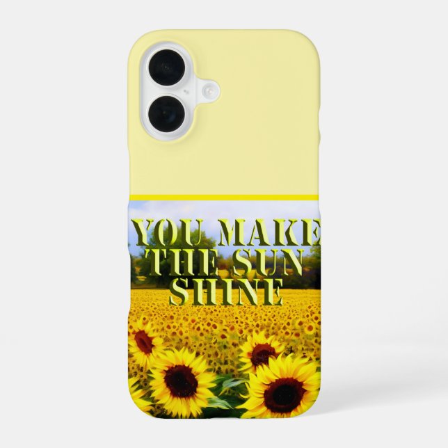 Funda Para iPhone 16 Tú Haces Brillar El Sol,  (Reverso )