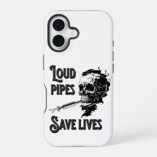 Funda Para iPhone 16 Tuberías ruidosas salvan vidas