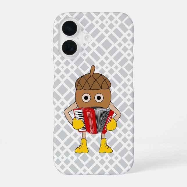 Funda Para iPhone 16 Tuerca de acordeón (Reverso )