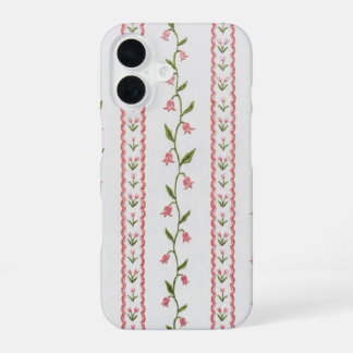 Funda Para iPhone 16 Tulip embroidered texture iPhone 16 case
