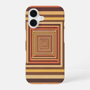 Funda Para iPhone 16 Túnel de píxeles retro