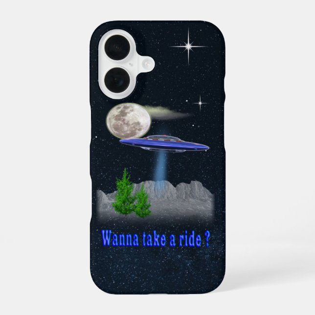 Funda Para iPhone 16 ufo (Reverso )