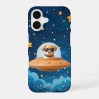 Ufo dog 3D a4 night sky