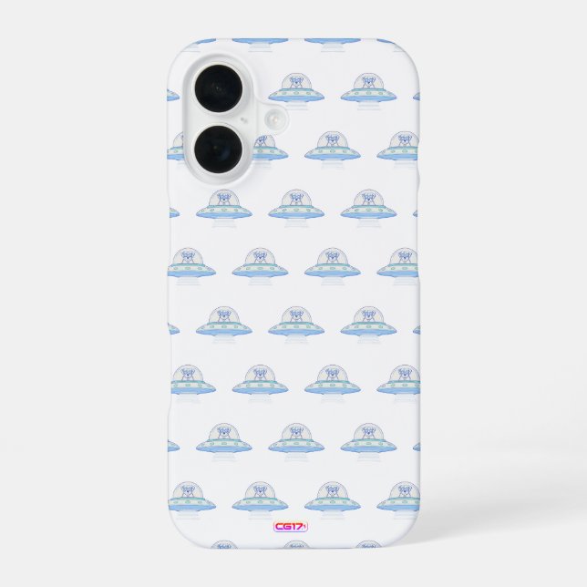 Funda Para iPhone 16 Ufodog logo2 (Reverso )
