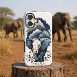 Funda Para iPhone 16 Un Elefante Camina Bajo Los Árboles