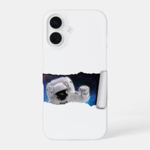 Funda Para iPhone 16 Un encuentro alienígena astronauta en el espacio O