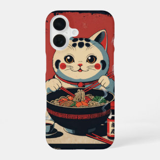 Funda Para iPhone 16 un gato personalizado maneki-neko