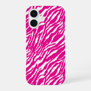 Funda Para iPhone 16 Un intrincado patrón floral en rosa y blanco, arte