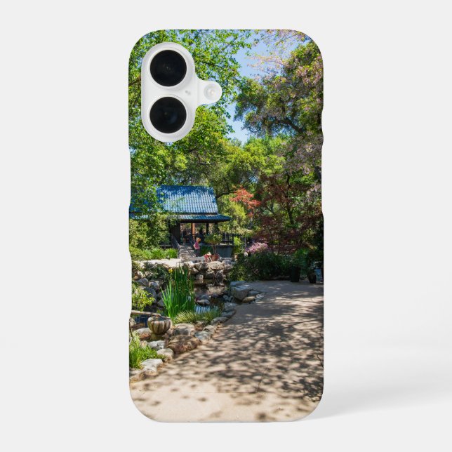 Funda Para iPhone 16 un magnífico jardín en los jardines de Descanso (Reverso )