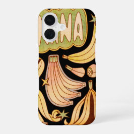 Funda Para iPhone 16 Una banana / Ilustración de Banana 