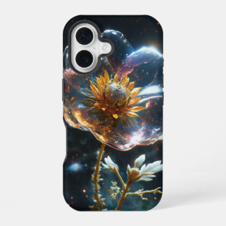 Funda Para iPhone 16 Una flor espacial