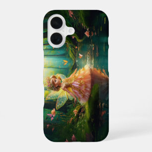 Funda Para iPhone 16 Una hada mágica en un estanque