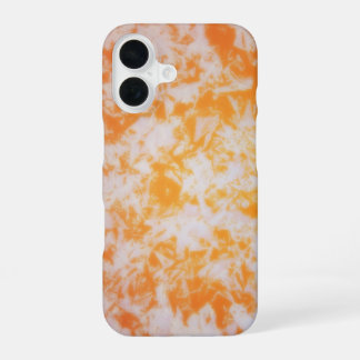 Funda Para iPhone 16 Una textura grunge naranja |