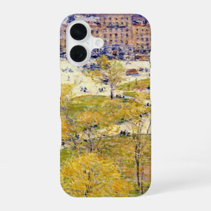Funda Para iPhone 16 Union Square en primavera por Frederick Childe Has