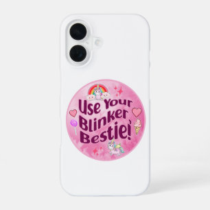 Funda Para iPhone 16 Usa tu intermitente, amiga! Corazón de Mejores Ami