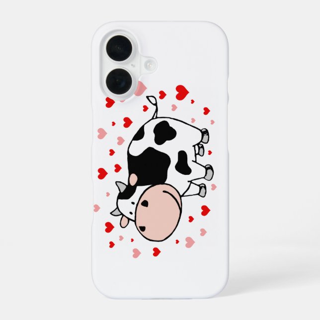 Funda Para iPhone 16 Vaca (Reverso )