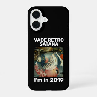 Funda Para iPhone 16 "Vade retro Satana" negro