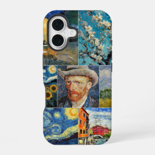 Funda Para iPhone 16 Van Gogh Fine Art Collage