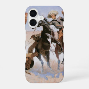 Funda Para iPhone 16 Vaqueiros Antiguos, Ayudando a un Camarada por Rem