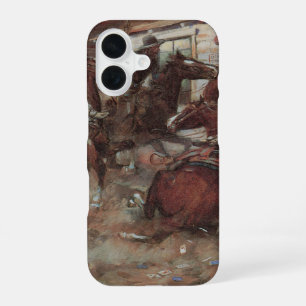 Funda Para iPhone 16 Vaqueros antiguos, Entrando sin Llamar por CM Russ