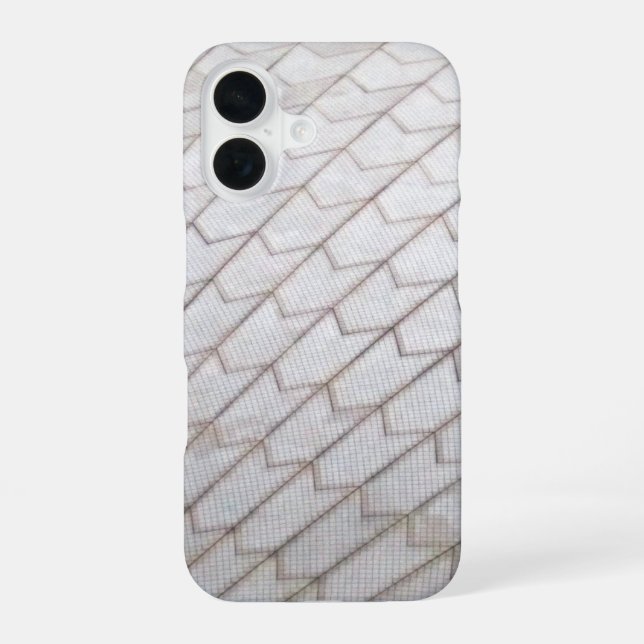 Funda Para iPhone 16 vela de la ópera de sydney (Reverso )